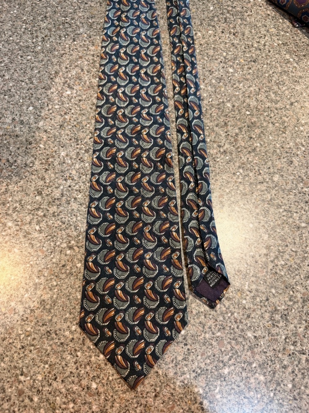 Vintage Dior Men's Paisley Silk Tie